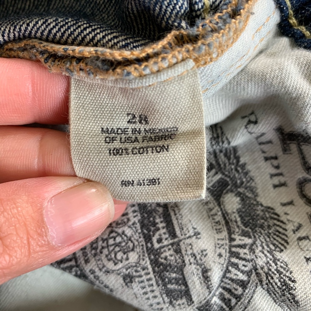 Polo by Ralph Lauren Women's Boyfriend Jeans - Blue Denim - Picture 6 of 8
